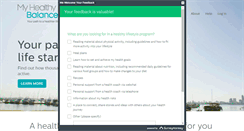 Desktop Screenshot of myhealthybalance.com.au
